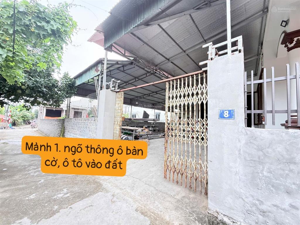Cần bán 2 mảnh đất mỹ đức 80m2 mt 5.1m, đường thông, ô tô vào, cách vđ 5 vài trăm m, sát nvh thôn