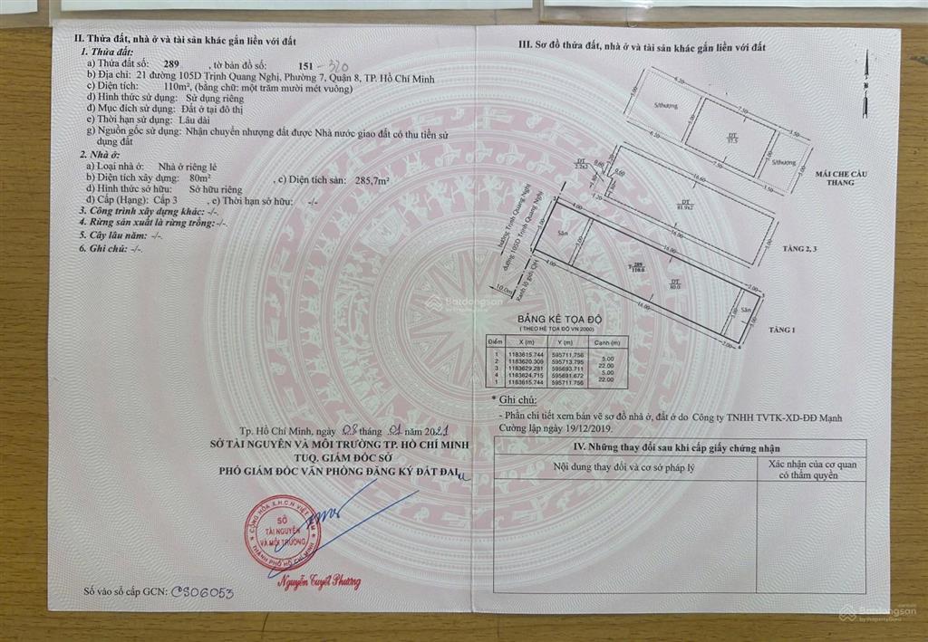 Bán nhà liền kề khu dân cư phú lợi, phường 7, quận 8 giá 21 tỷ