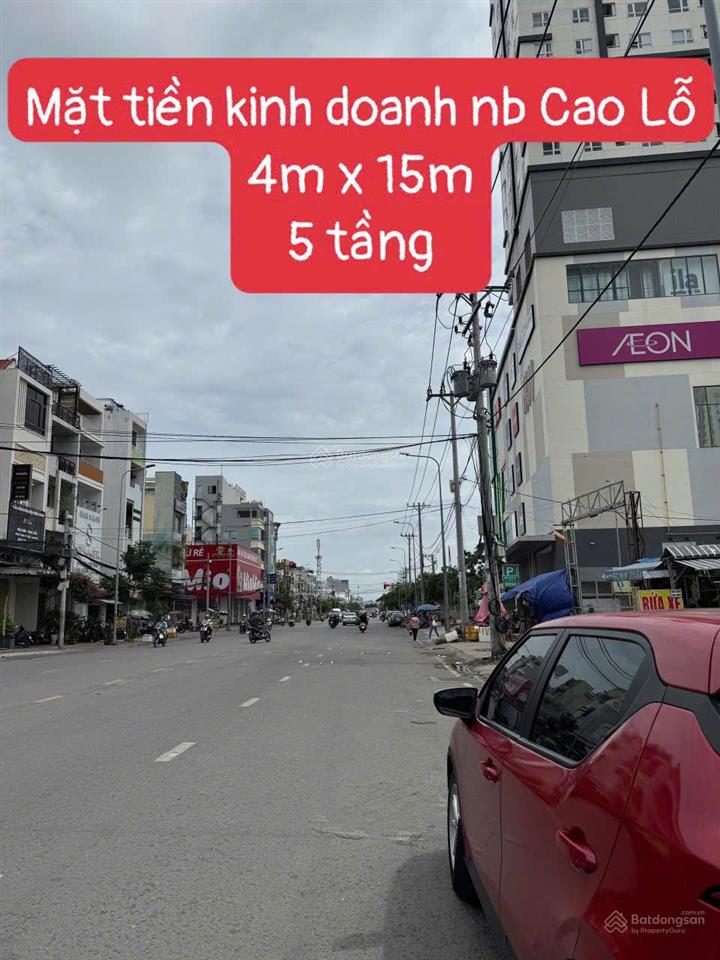 Giảm 500tr. bán gấp nhà mặt tiền nb cao lỗ, 5 tầng, kd 50tr, khu dân trí cao, gần parcmall quận 8
