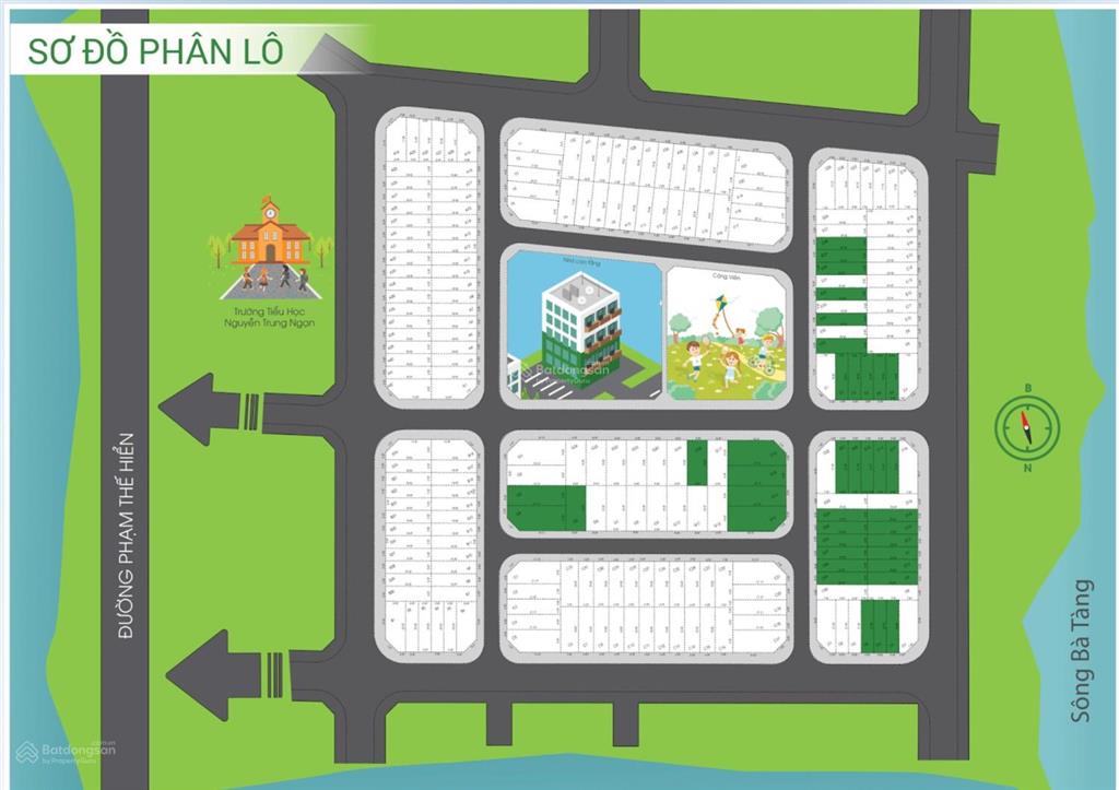 Đất 6x20m, kdc sài gòn chợ lớn, đường phạm thế hiển, p.7, q.8