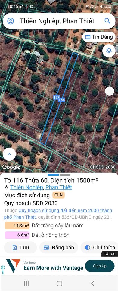Bán gấp 1.500m2 đất mũi né giá chỉ 870.000đ/m, giảm mạnh từ 1,5 triệu/m2