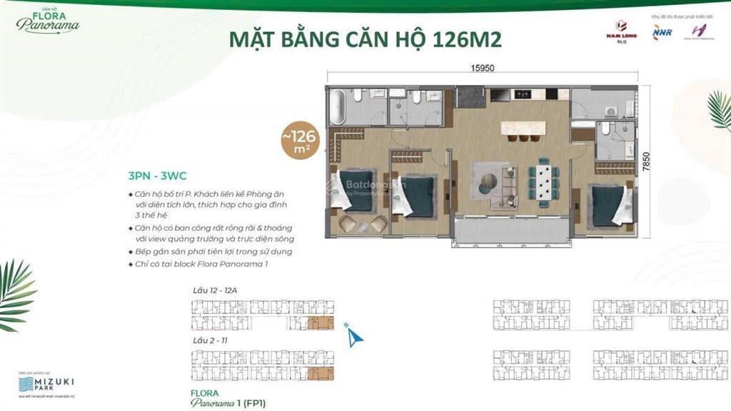 Bán căn góc 3pn mizuki park sổ hồng sẵn view sông
