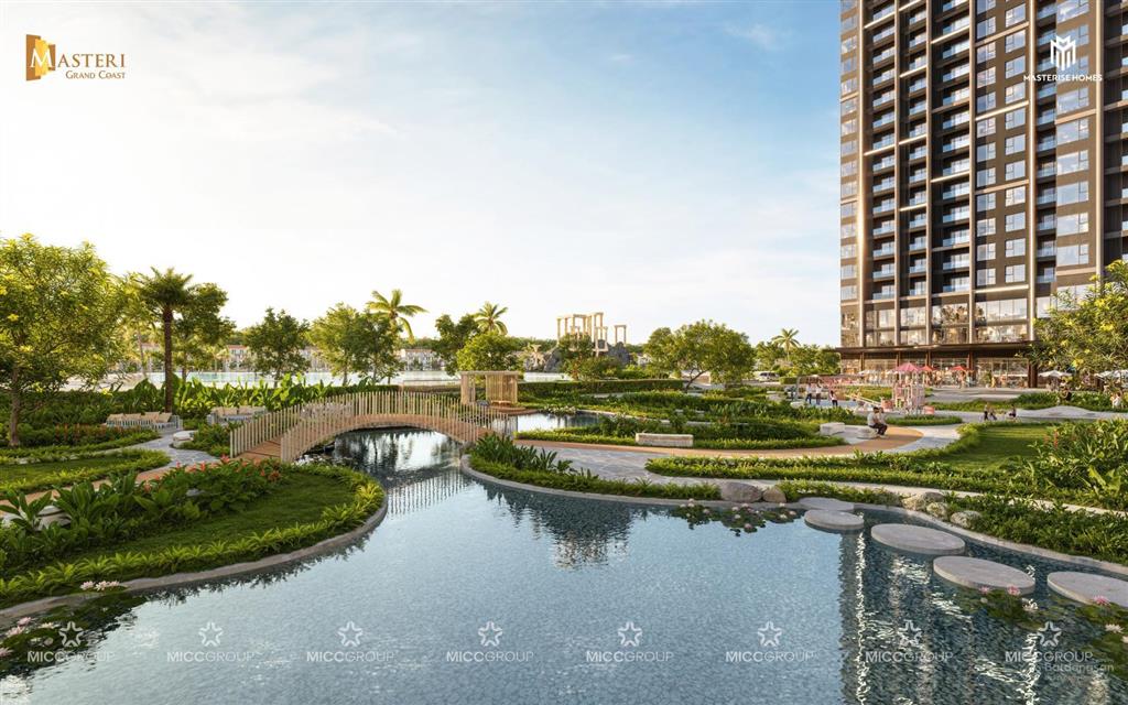 Chính chủ bán căn studio view hồ tầng trung đẹp, hướng đn mát, 1 bước ra công viên hồ tạo sóng