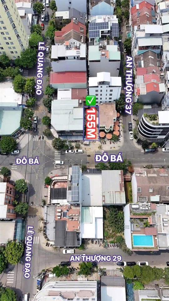 Cần bán lô đất 155m2 mặt tiền đường đỗ bá sát lê quang đạo