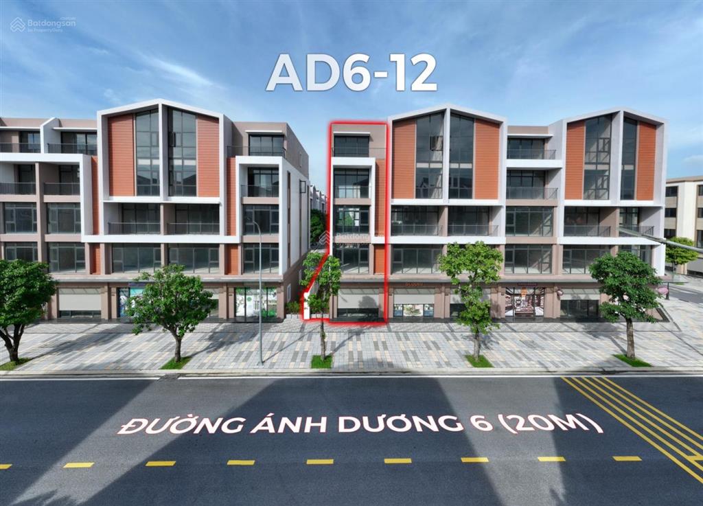 Bán liền kề phố mặt đường to ánh dương 110tr/m2 hàng kí mới cđt áp voucher ưu đãi chỉ 90tr/m2