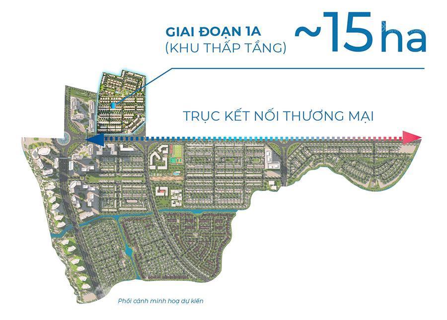 Bán căn nhà phố 6x19.5m, hướng bắc, giá 6,4 tỷ