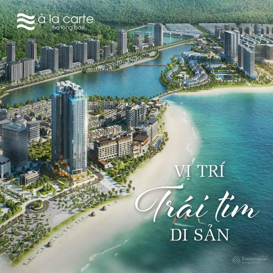 Bán căn góc tòa a la carte hạ long bay, giá 3 tỷ, 47m2, full nội thất cao cấp 1pn, 1wc, sổ trao tay