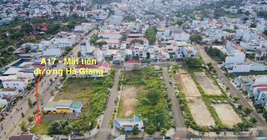 Bán đất a17 mặt tiền hà giang 100 triệu / m2, 84 m2 tại bảo lộc, lâm đồng
