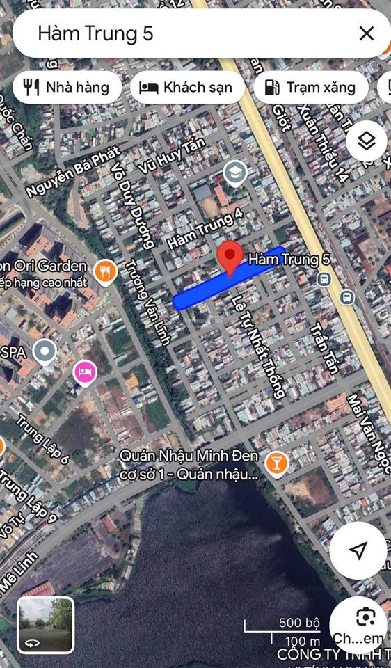 "bán gấp " đất mặt tiền đường 2 làn xe hàm trung 5 gần trường thpt liên chiểu, sạch đẹp