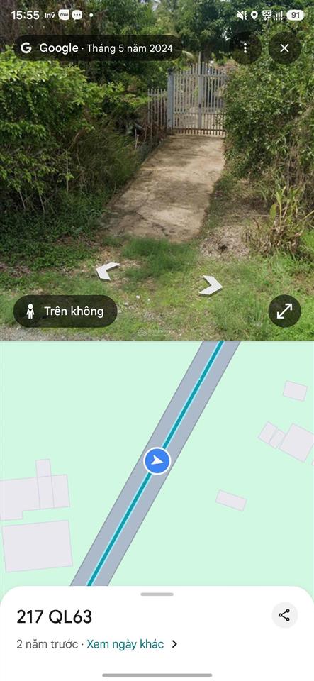 6m x 80 m, có 120m2 thổ cư và 360m2 đất vườn