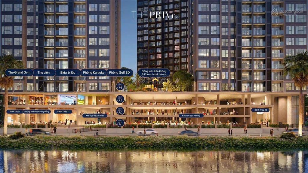 The privé quận 2 căn hộ 1pn view sông và sân vườn, đầu tư và an cư lý tưởng, nội thất cao cấp