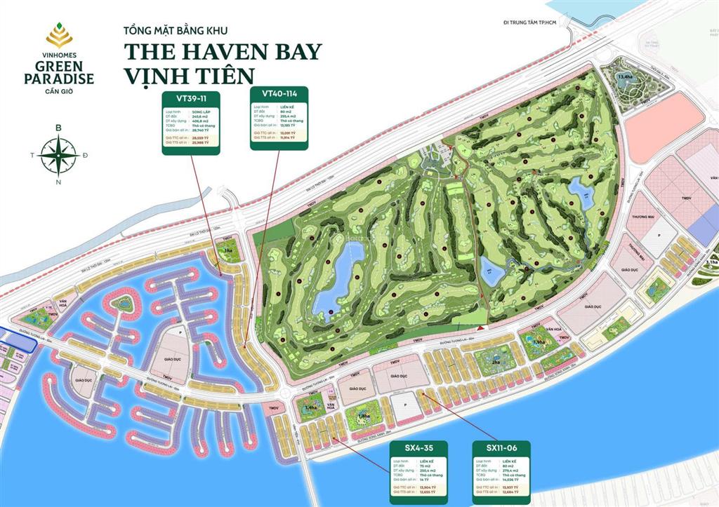 Suất ngoại giao đẹp vinhomes green paradise, cần giờ cơ hội sở hữu siêu phẩm biển