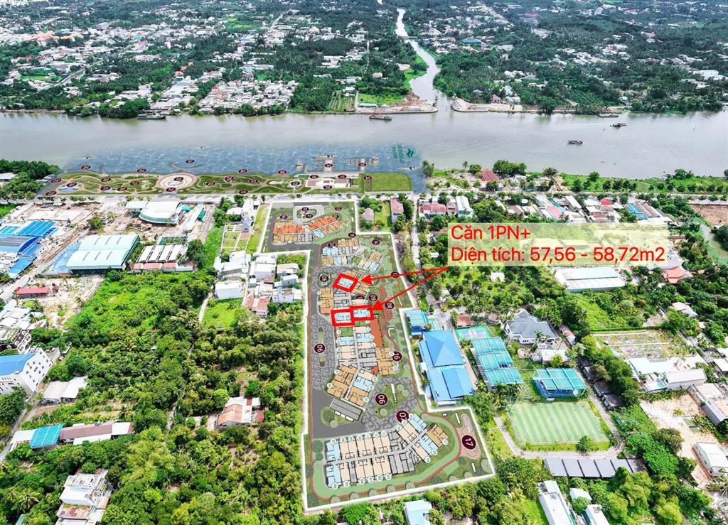 Sở hữu căn hộ 1pn+ 57m2 cao cấp ven sông sài gòn, sống chuẩn resort thanh toán nhẹ, booking ck 3%