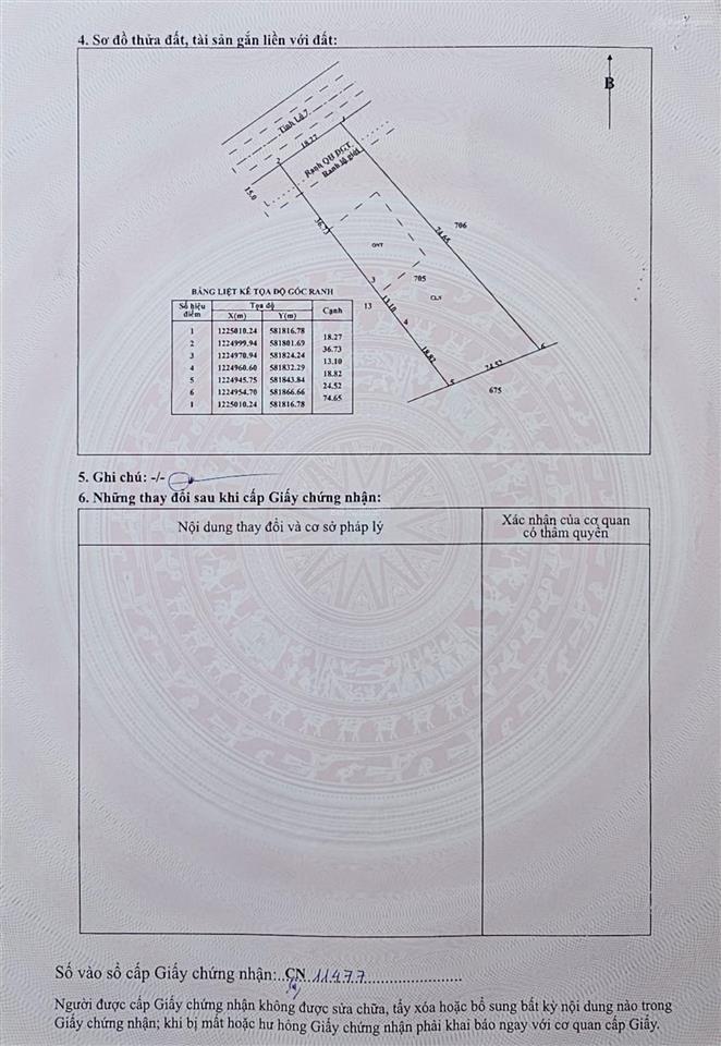 Chính chủ cần bán mt tỉnh lộ 7 1483m2 có 300 thổ, an nhơn tây củ chi. giá 9,5 tỷ tl. 2% ace
