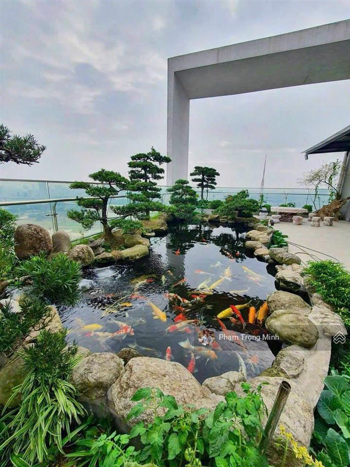 Hiếm! penthouse 2 tầng có sân vườn+ bể cá koi 350m2 tại roman plaza. full đồ nhập khẩu châu âu.