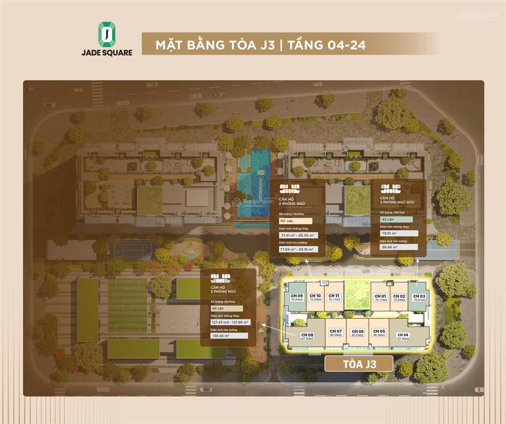 Chính chủ cắt lỗ 1,6 tỷ so với giá cđt khi mua căn góc tầng trung đẹp dự án jade square