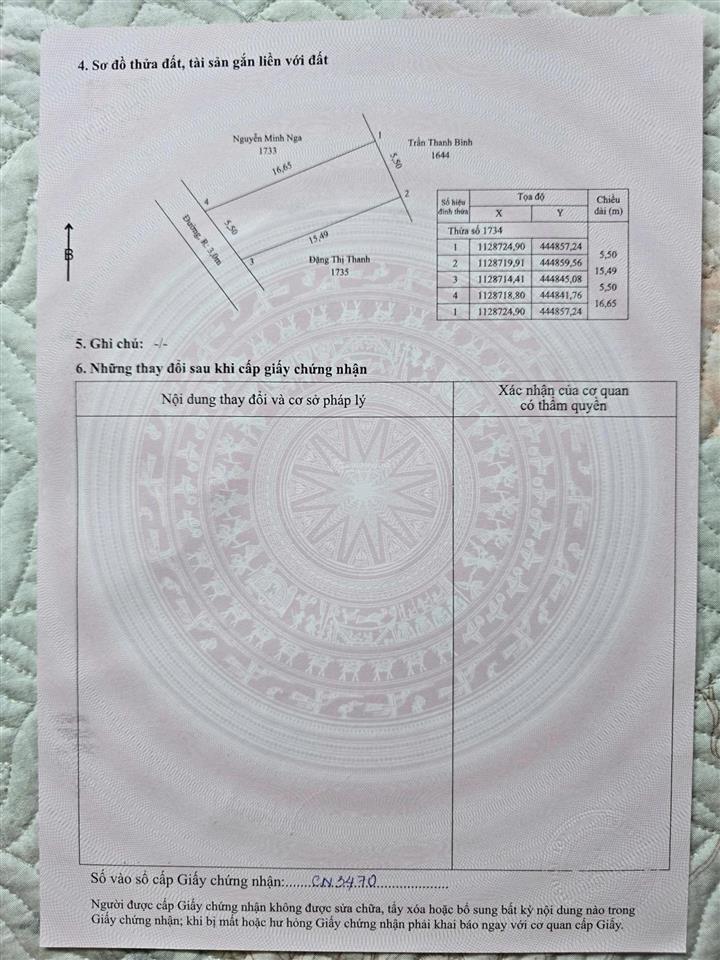 Chính chủ bán 86,6m2 đất full thổ cư sẵn sổ trung tâm phú quốc