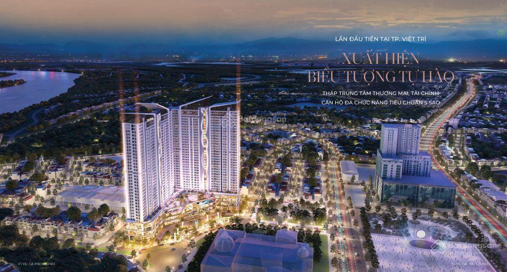 Chính chủ cần nhượng căn vic grand square 2pn 2wc, 68,7m2, 3,2 tỷ, cửa vào đông bắc, view sông hồng