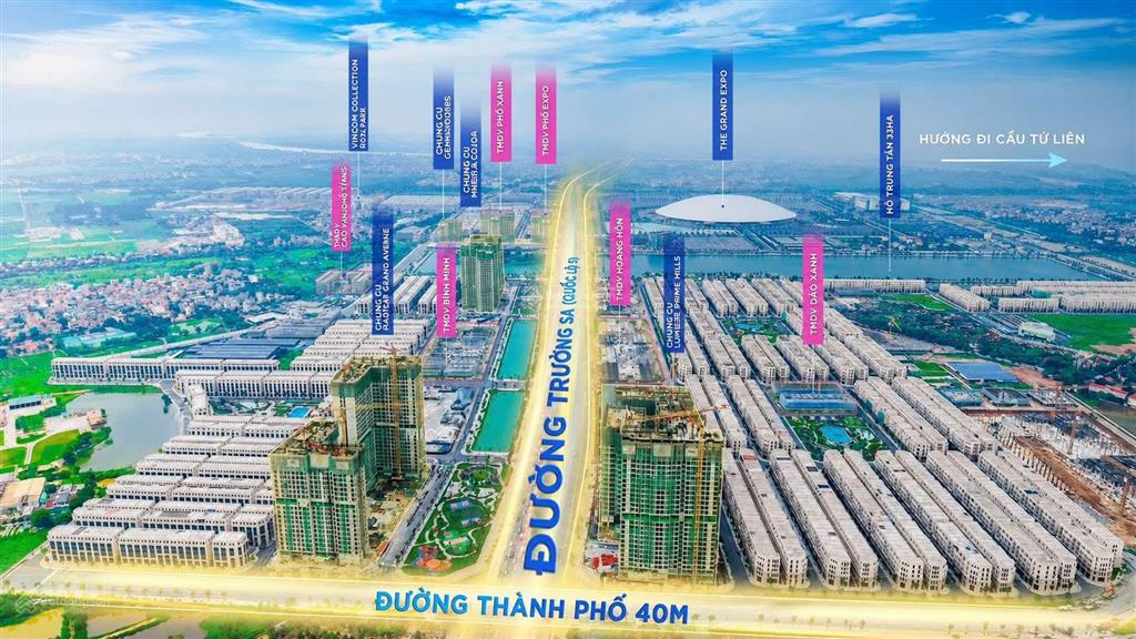 Shop liền kề cổ loa 96m2 mặt đường lớn 30m, giá nhỉnh 16 tỷ