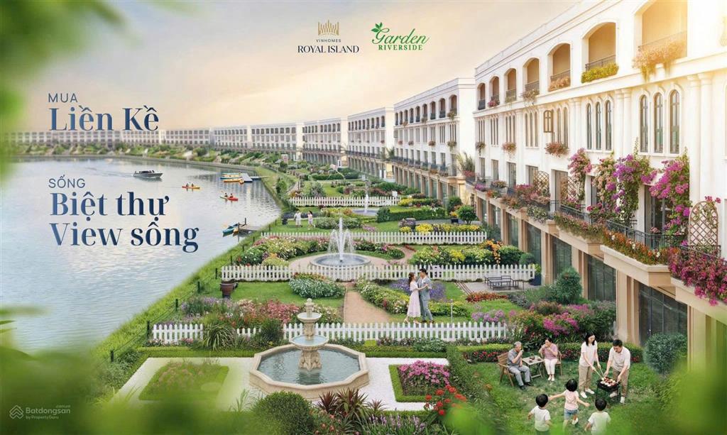 Hàng hiếm đảo vua | liền kề đối diện công viên, thêm ~100m2 sân vườn
