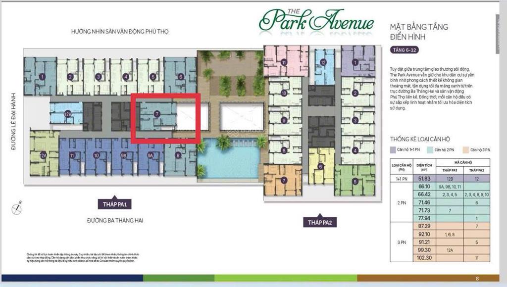 The park avenue chủ nhà cần bán gấp 2pn/2wc chỉ thanh toán 4,2 tỷ 0902 385 ***