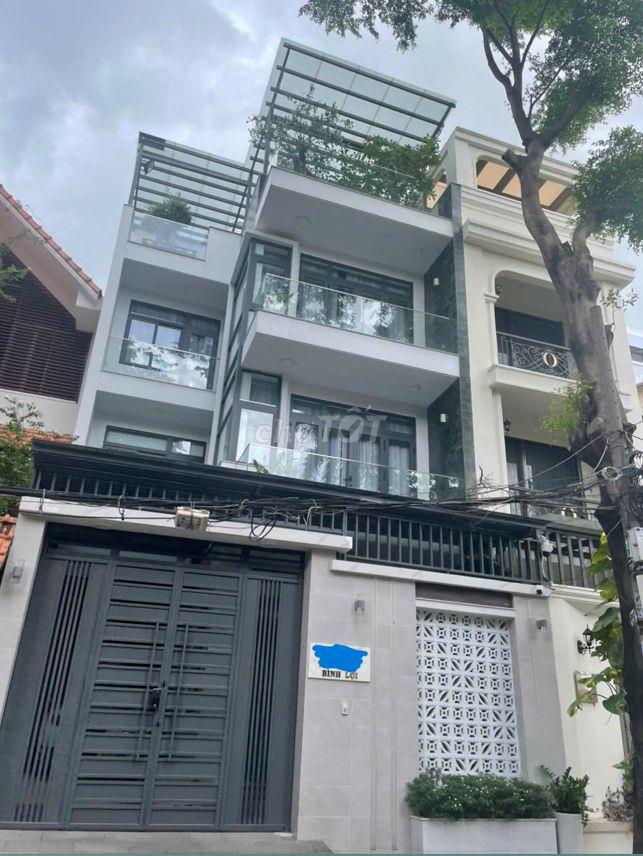 Nhà đẹp view sông Bình Lợi, DT 6x20m.Trệt 2 lầu ST, Hẻm 12m thông