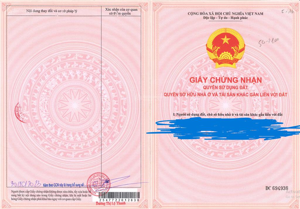Bán qsdđ và ts gắn liền với đất tại thửa đất số 635, tờ bản đồ số 19, p.bình minh, t.tây ninh