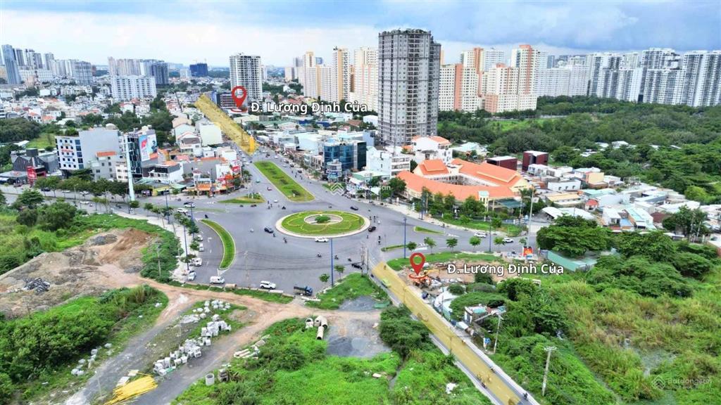 Giá hời kđt thủ thiêm! chốt gấp lô đất 505m2 mặt tiền 20m ngay lương định của giá chỉ 108 tr/m2