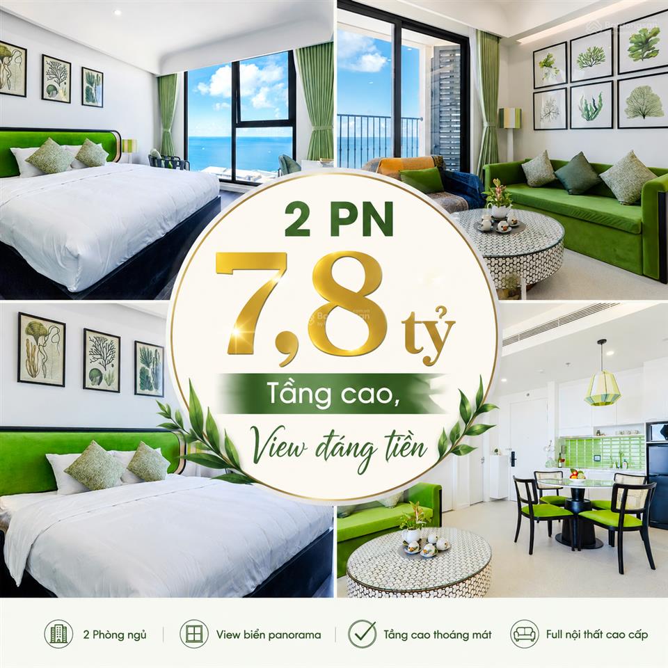 2pn tầng cao | view đẹp | chủ giữ nhà cực kỹ | dành cho người thích chất lượng hơn là săn giá rẻ