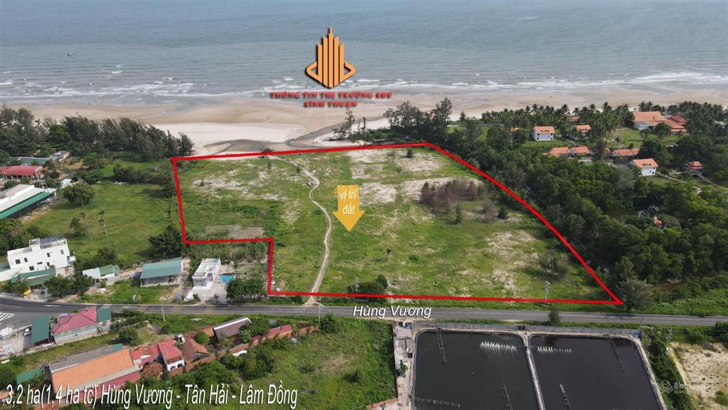 3,2 ha giáp biển thổ cư tân hải lâm đồng cần bán