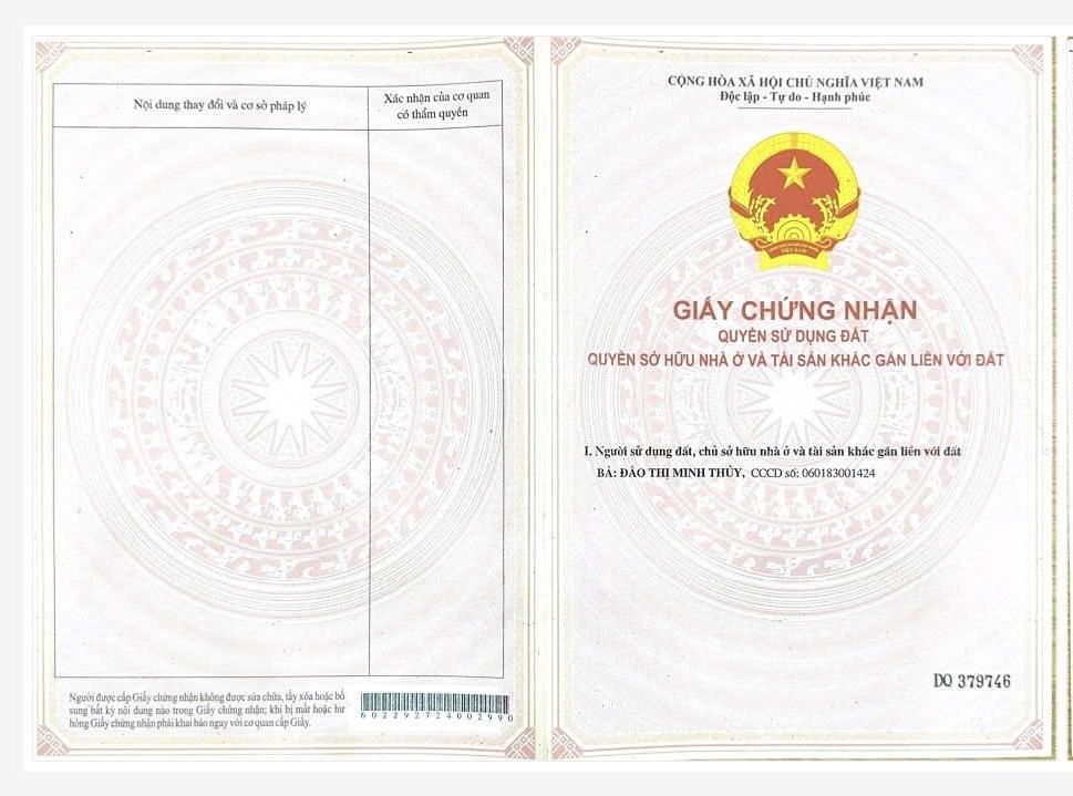 Bán 129,5m2 thổ cư trung tâm phan thiết giá chỉ 1,750 tỷ, tặng dãy trọ hoạt động tốt