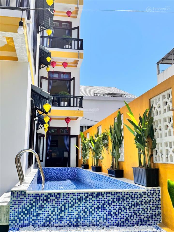 Căn villa 3 tầng biển an bàng tân thành hội an có hồ bơi + 4pn doanh thu 50 triệu/tháng