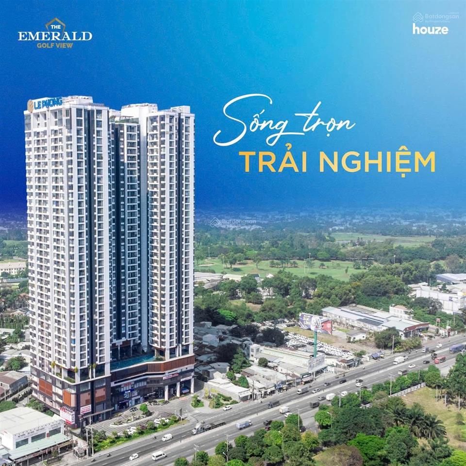 Bán căn hộ sổ hồng 2pn, diện tích 67m2 tại the emerald golf view thuận an bình dương 2,95 tỷ vnd