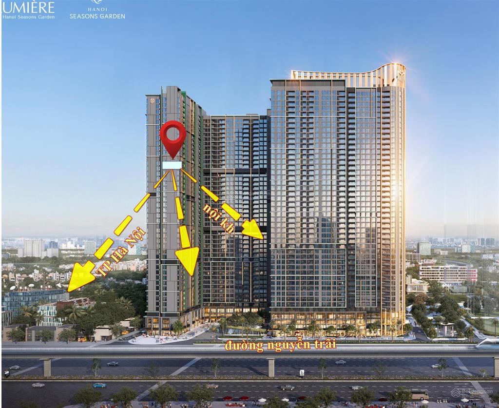 Bán căn góc 3pn 106m2, view nội khu và tp hà nội đẹp. free dv 2 năm, masteri nguyễn trãi