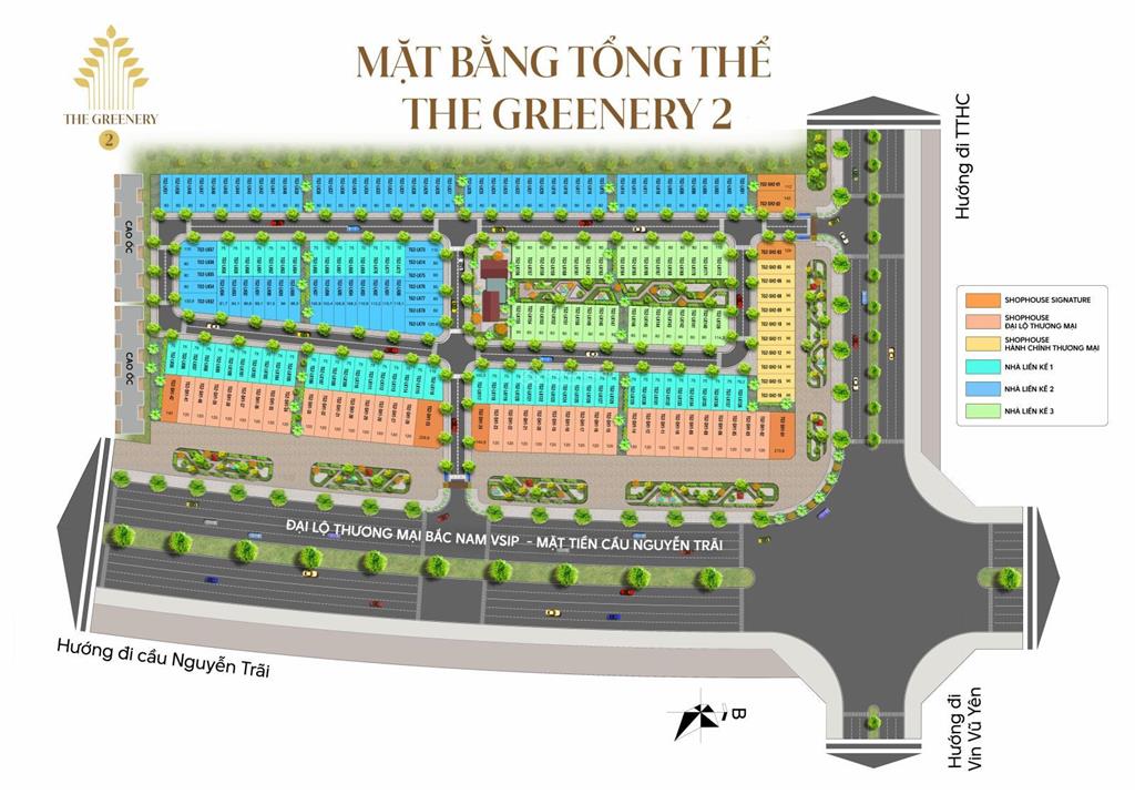 Bán nhà lk tuyến 1 mặt đường lê hồng phong kéo dài, dự án the greenery 2 hải phòng, 5,2 tỷ, 80m2