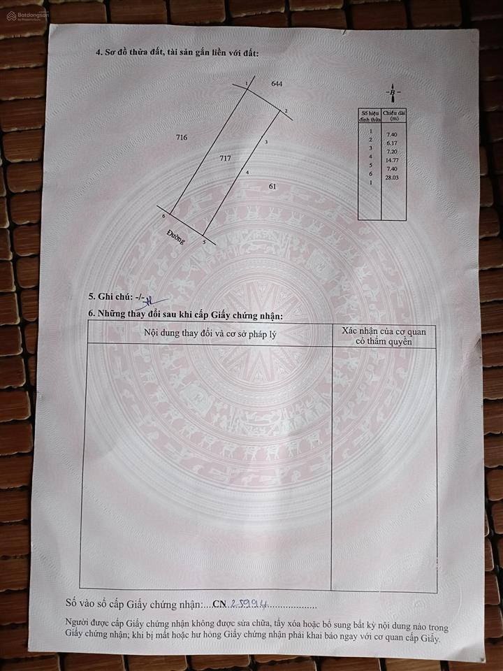 Bán đất trung lộc 202,6 m2, hướng tây nam gần thpt nghi lộc 4, kcn nam cấm & wha