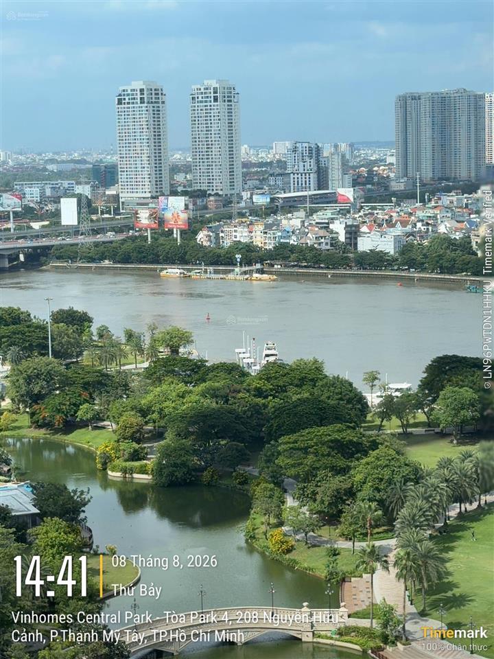 Chính chủ bán căn góc park 4 vinhomes central park 87m2 2pn 2wc