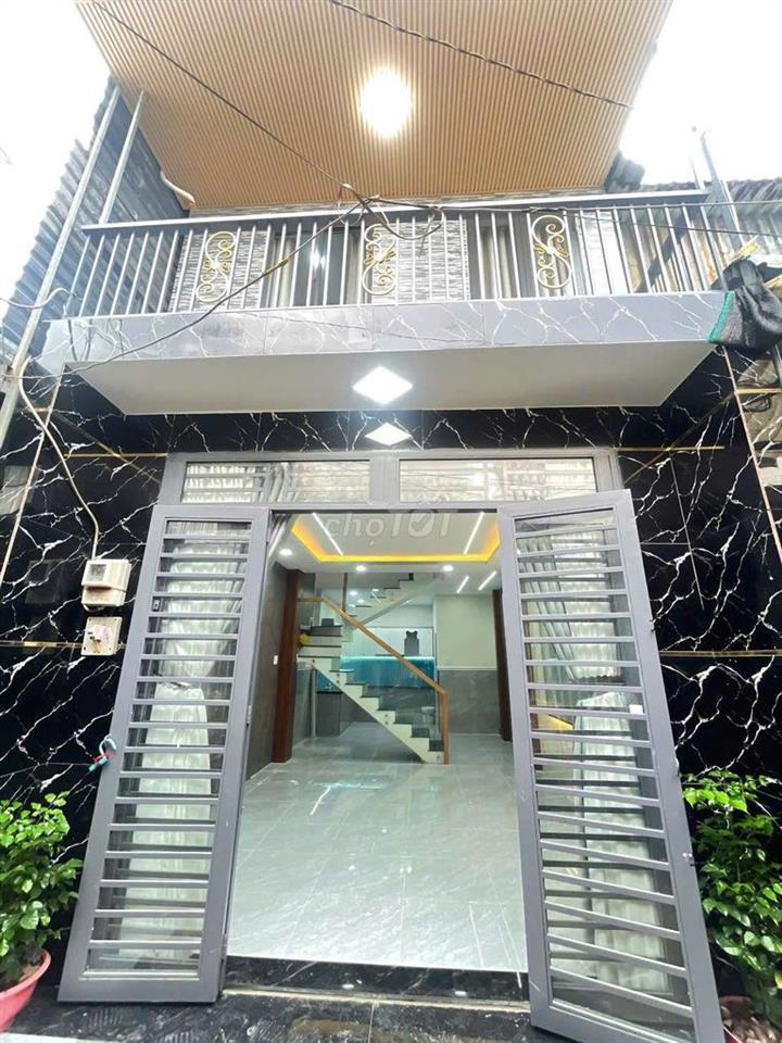 BÁN NHÀ ĐẸP 4M*10M 1T+LẦU SUỐT 2PN 2W PHÒNG KHÁCH RỘNG