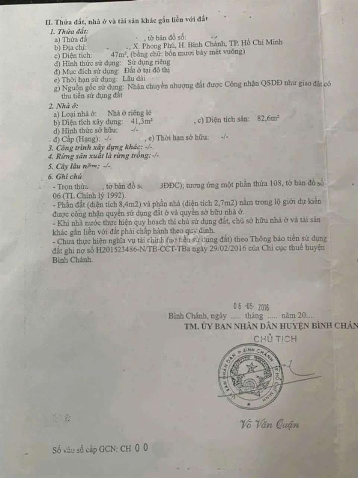 Bán nhà sổ hồng riêng có hoàn công