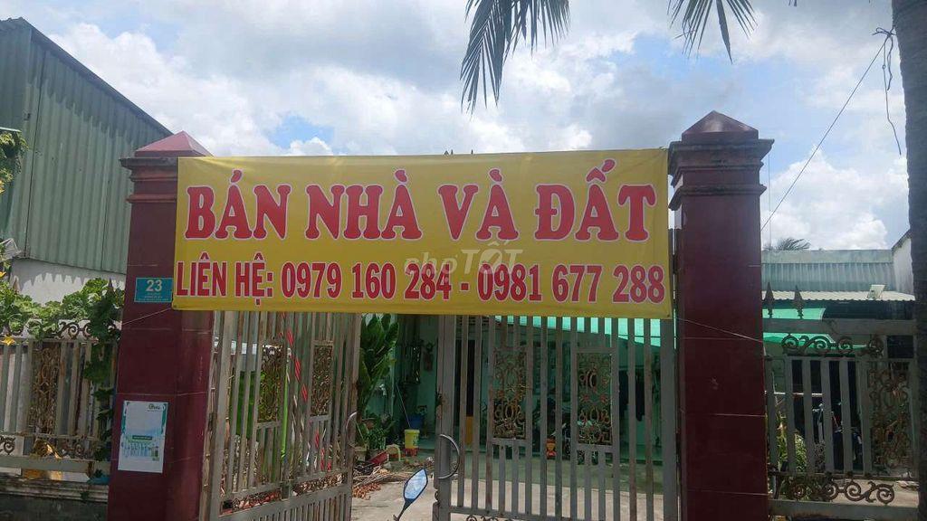 Bán nhà đất mặt tiền Số 23, đường Đê Số 02, Xã Tân Nhựt, Bình Chánh,