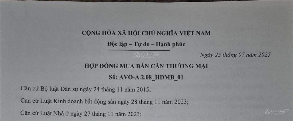 Cắt lỗ 30tr căn hộ thương mại tầng 2, trần 3.8m, hdmb, tt 6t6/t đến khi nhận nhà 2027