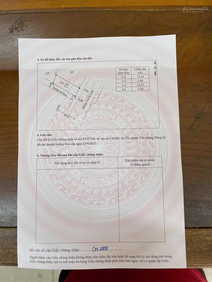 Bán nhanh lô đất mặt đường tỉnh lộ 510b khu du lịch hải tiến. 0983 477 ***