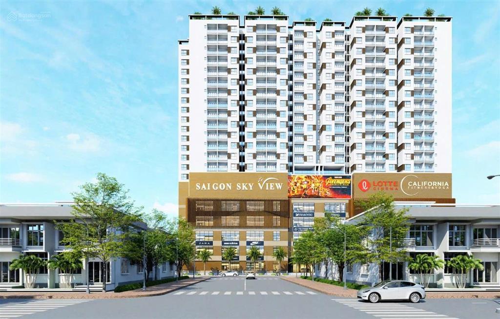 Chính chủ bán ch sky view 66m2 2pn, 2wc, view 4 mặt tiền với tuyến metro thông hầm đầu tiên sài gòn