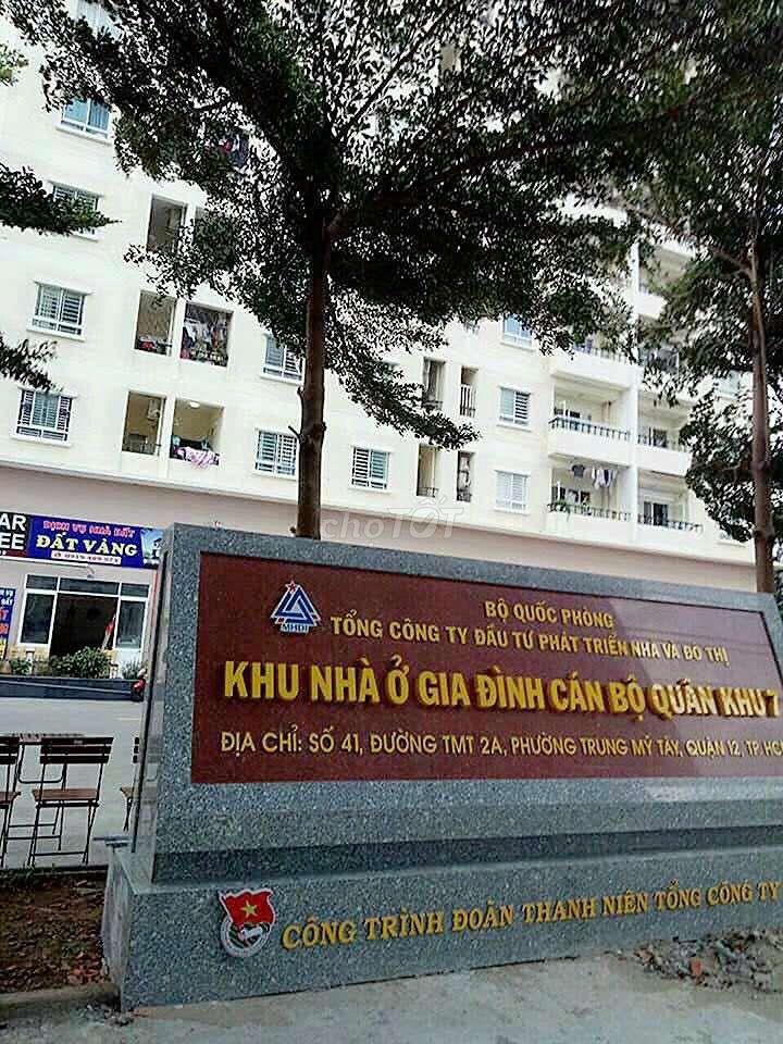 bán căn hộ chung cư Quân khu 7. 2 pn , 3 pn p Trung Mỹ Tây, q 12