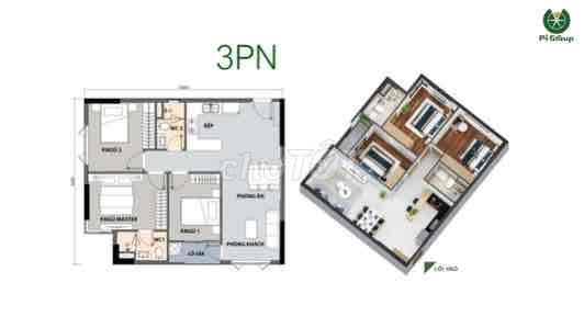 Cần bán căn góc 3PN Picity đẹp nhất dự án
