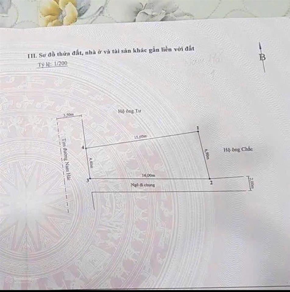 Bán lô góc mặt đường nam hải giá chỉ 40 tr/m2. không lỗi lầm gì.