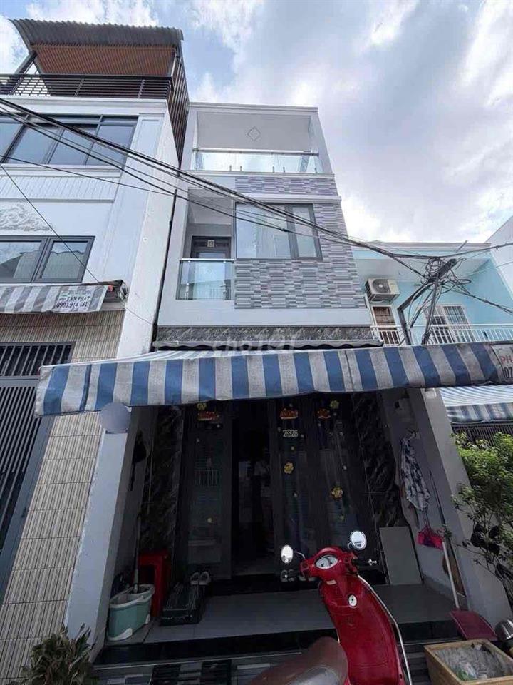 Nhà Lầu 3 Tầng Hoàn Công Đủ Hẻm 5m Âu Dương Lân