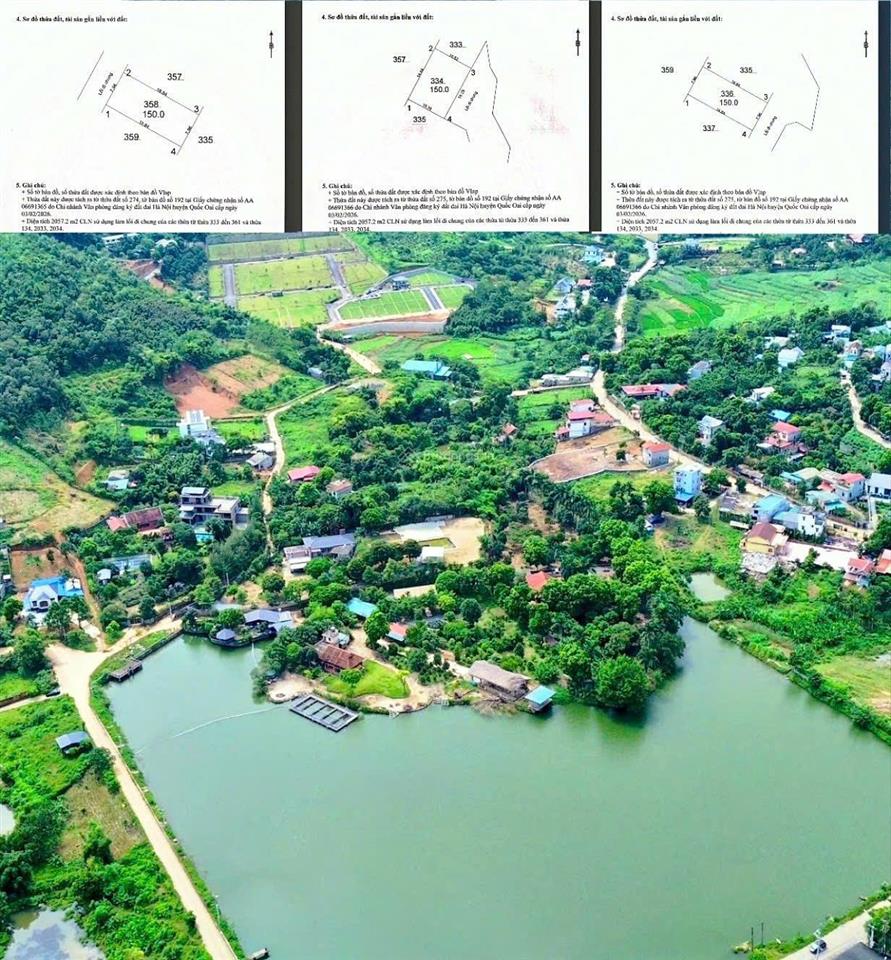 Bán nhanh lô đất nghỉ dưỡng tại hòa lạc, hà nội