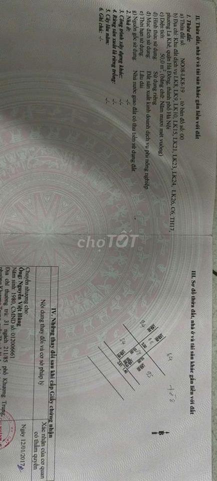 Ngộp ngân hàng - Chính chủ bán đất dịch vụ Dọc bún 1