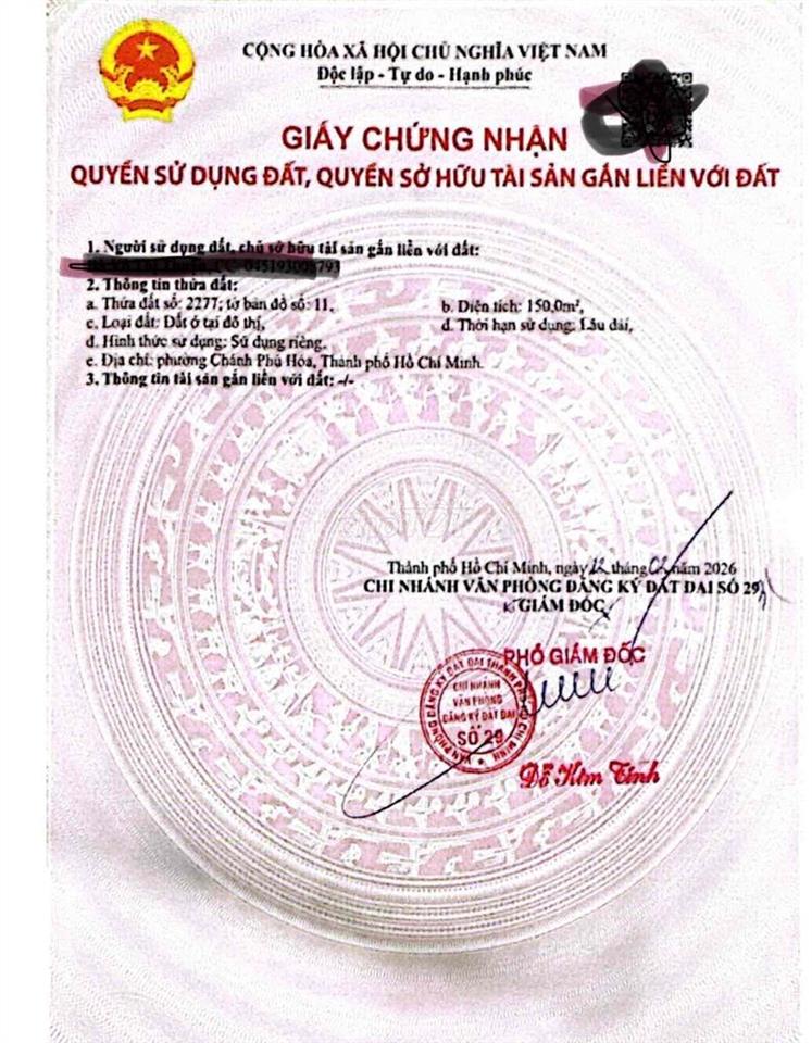 🏡 BÁN NHÀ CHÍNH CHỦ MẶT TIỀN NA3 – CHÁNH PHÚ HÒA